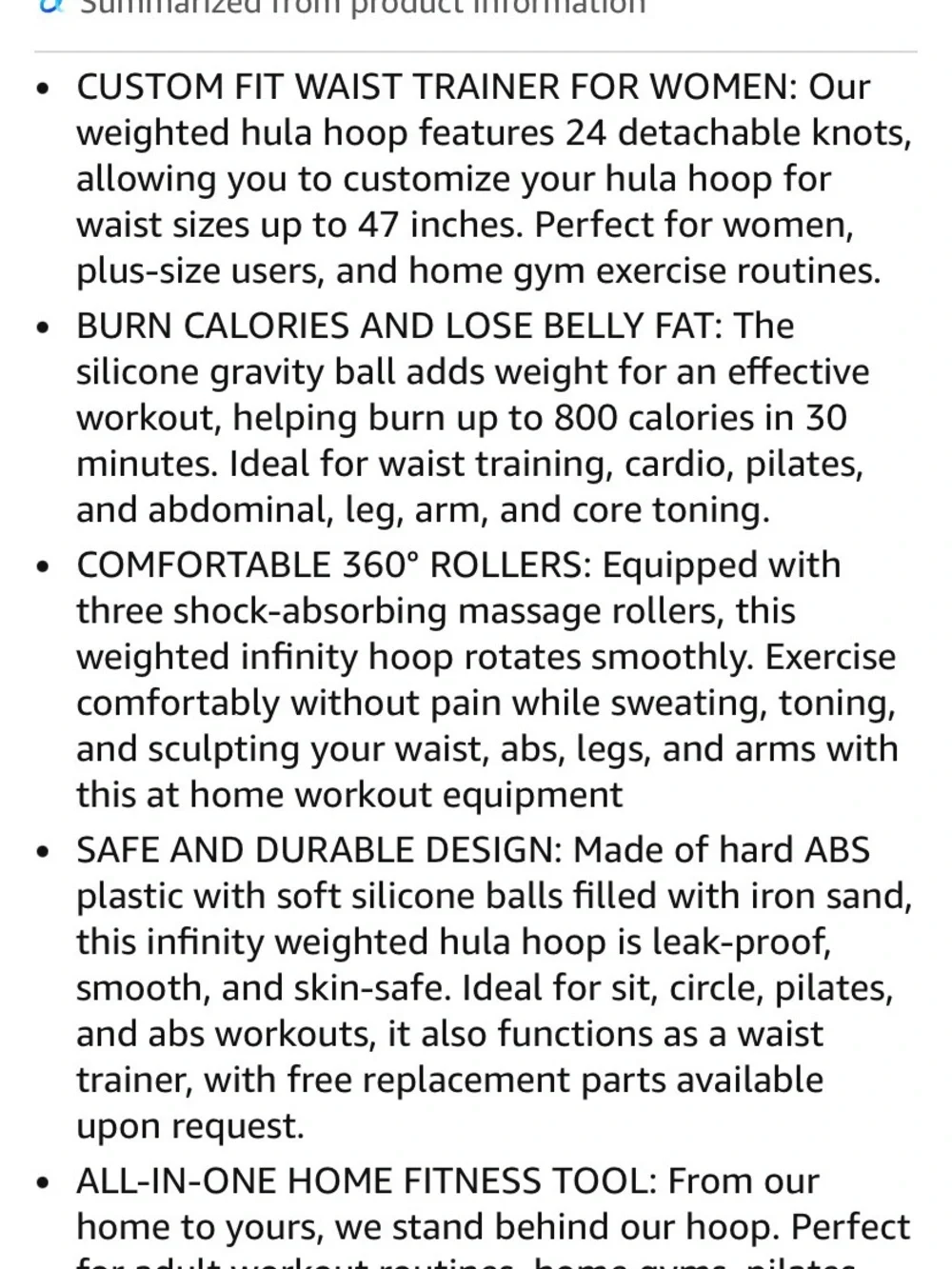 Fit Onform Smart Exercise Hoop - pink - Picture 3 of 4
